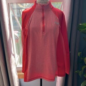 Fila Sport polyester spandex pink and zippered pullover size 2X